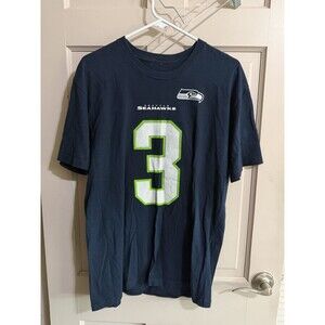 Men’s Seattle Seahawk T-Shirt Wilson 3 Size Large